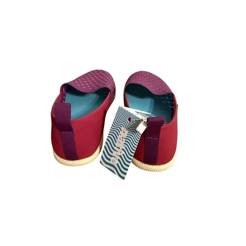 Brand New Native Two Tone Shoes Grape Purple Raspberry Red Slip On Unisex
